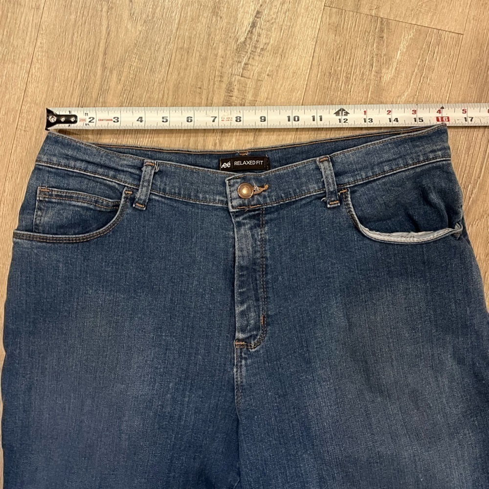 Lee Relaxed Fit Blue Jeans 12P Petite - Picture 8 of 11